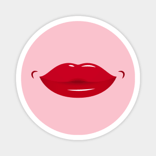 Red Lips Magnet